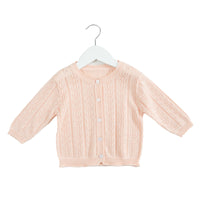 Load image into Gallery viewer, Baby Kid Girls Solid Color Crochet Cardigan Wholesale 22041811
