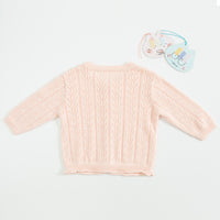 Load image into Gallery viewer, Baby Kid Girls Solid Color Crochet Cardigan Wholesale 22041811
