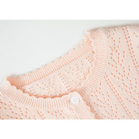 Load image into Gallery viewer, Baby Kid Girls Solid Color Crochet Cardigan Wholesale 22041811
