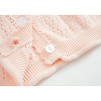 Load image into Gallery viewer, Baby Kid Girls Solid Color Crochet Cardigan Wholesale 22041811
