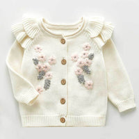 Load image into Gallery viewer, Baby Girls Flower Embroidered Rompers Wholesale 220418110

