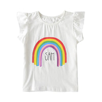 Load image into Gallery viewer, Baby Kid Girls Rainbow Unicorn T-Shirts Wholesale 220418126

