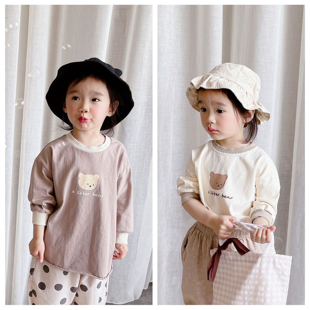 Baby Kid Unisex Solid Color Tops Wholesale 220418127