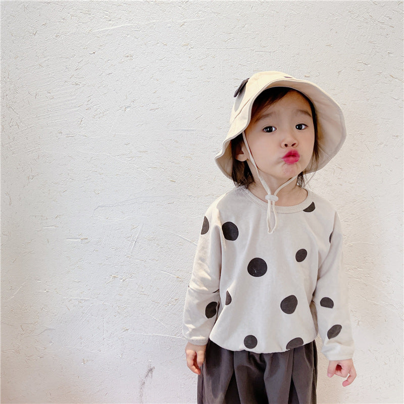 Baby Kid Girls Polka dots Tops Wholesale 220418135