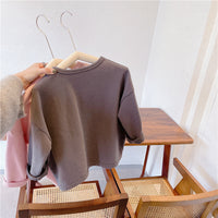 Load image into Gallery viewer, Baby Kid Girls Solid Color Tops Wholesale 220418139
