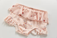 Load image into Gallery viewer, 2 Pieces Set Baby Kid Girls Flower Print Tank Tops Swimwears And Shorts And Rompers Wholesale 220418176
