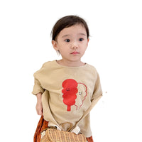 Load image into Gallery viewer, Baby Kid Girls Cartoon Print Tops Wholesale 220418197
