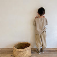 Load image into Gallery viewer, Baby Kid Girls Solid Color Pants Wholesale 220418203
