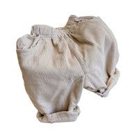 Load image into Gallery viewer, Baby Kid Girls Solid Color Muslin&amp;Ribbed Pants Wholesale 220418206
