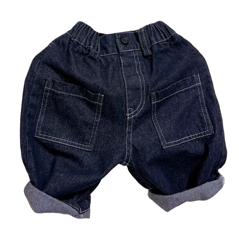 Baby Kid Girls Solid Color Jeans Wholesale 220418209