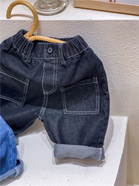 Load image into Gallery viewer, Baby Kid Girls Solid Color Jeans Wholesale 220418209
