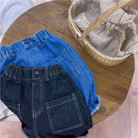 Load image into Gallery viewer, Baby Kid Girls Solid Color Jeans Wholesale 220418209
