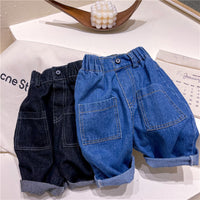 Load image into Gallery viewer, Baby Kid Girls Solid Color Jeans Wholesale 220418209

