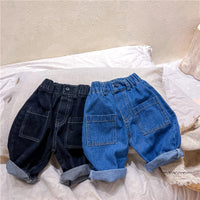Load image into Gallery viewer, Baby Kid Girls Solid Color Jeans Wholesale 220418209
