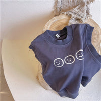 Load image into Gallery viewer, Baby Kid Girls Boys Expression Print Vests Waistcoats Wholesale 220418214
