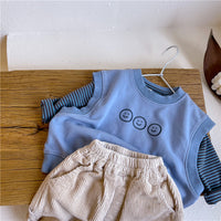 Load image into Gallery viewer, Baby Kid Girls Boys Expression Print Vests Waistcoats Wholesale 220418214
