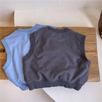 Load image into Gallery viewer, Baby Kid Girls Boys Expression Print Vests Waistcoats Wholesale 220418214
