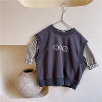 Load image into Gallery viewer, Baby Kid Girls Boys Expression Print Vests Waistcoats Wholesale 220418214
