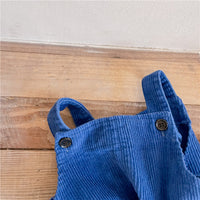 Load image into Gallery viewer, Baby Kid Girls Boys Solid Color Muslin&amp;Ribbed Jumpsuits Wholesale 220418215
