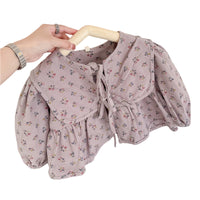 Load image into Gallery viewer, Baby Kid Girls Flower Print Tops Wholesale 220418216
