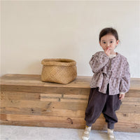 Load image into Gallery viewer, Baby Kid Girls Flower Print Tops Wholesale 220418216
