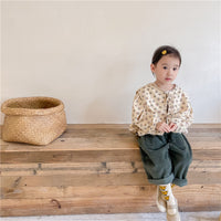 Load image into Gallery viewer, Baby Kid Girls Flower Print Tops Wholesale 220418216
