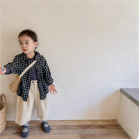 Load image into Gallery viewer, Baby Kid Girls Checked Shirts Wholesale 220418217
