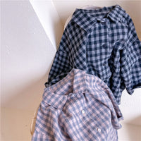 Load image into Gallery viewer, Baby Kid Girls Checked Shirts Wholesale 220418217
