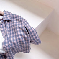 Load image into Gallery viewer, Baby Kid Girls Checked Shirts Wholesale 220418217
