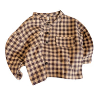 Load image into Gallery viewer, Baby Kid Girls Checked Tops Wholesale 220418224
