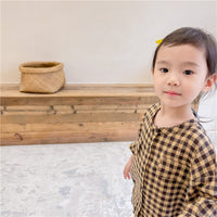 Load image into Gallery viewer, Baby Kid Girls Checked Tops Wholesale 220418224
