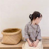 Load image into Gallery viewer, Baby Kid Girls Checked Tops Wholesale 220418224
