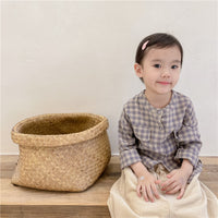 Load image into Gallery viewer, Baby Kid Girls Checked Tops Wholesale 220418224
