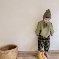Load image into Gallery viewer, Baby Kid Unisex Checked Pants Wholesale 220418226
