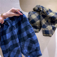Load image into Gallery viewer, Baby Kid Unisex Checked Pants Wholesale 220418226
