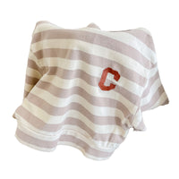 Load image into Gallery viewer, Baby Kid Girls Striped Embroidered Alphabet Tops Wholesale 220418236
