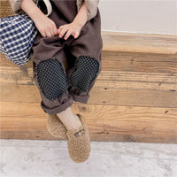 Load image into Gallery viewer, Baby Kid Girls Polka dots Embroidered Jumpsuits Wholesale 220418246
