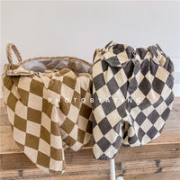 Load image into Gallery viewer, Baby Kid Girls Checked Pants Wholesale 220418247
