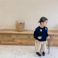 Load image into Gallery viewer, Baby Kid Girls Flower Embroidered Tops Wholesale 220418253
