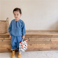 Load image into Gallery viewer, Baby Kid Girls Solid Color Tops Wholesale 220418255
