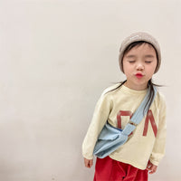 Load image into Gallery viewer, Baby Kid Unisex Solid Color Letters Tops Wholesale 220418273
