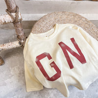 Load image into Gallery viewer, Baby Kid Unisex Solid Color Letters Tops Wholesale 220418273
