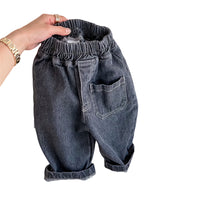 Load image into Gallery viewer, Baby Kid Unisex Solid Color Jeans Wholesale 220418283
