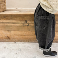 Load image into Gallery viewer, Baby Kid Unisex Solid Color Jeans Wholesale 220418283
