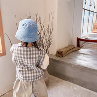 Load image into Gallery viewer, Baby Kid Girls Checked Vests Waistcoats Wholesale 220418290
