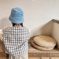 Load image into Gallery viewer, Baby Kid Girls Checked Vests Waistcoats Wholesale 220418290
