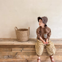 Load image into Gallery viewer, Baby Kid Unisex Checked Pants Wholesale 220418292
