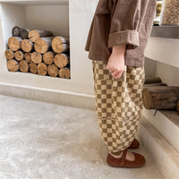 Load image into Gallery viewer, Baby Kid Unisex Checked Pants Wholesale 220418292
