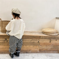 Load image into Gallery viewer, Baby Kid Unisex Checked Pants Wholesale 220418297
