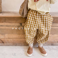 Load image into Gallery viewer, Baby Kid Unisex Checked Pants Wholesale 220418297

